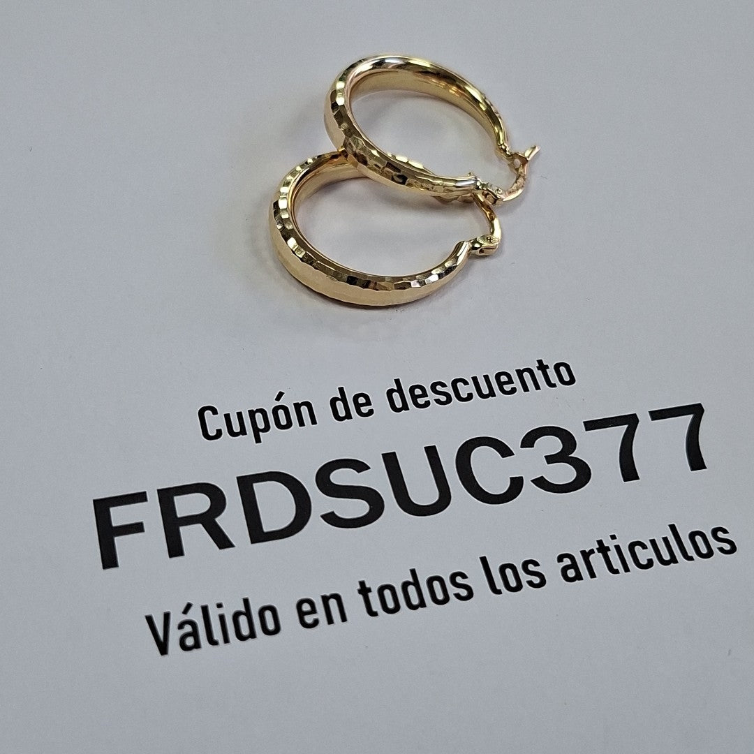 ARRACADAS ORO 14K 2.3 (NUEVO)