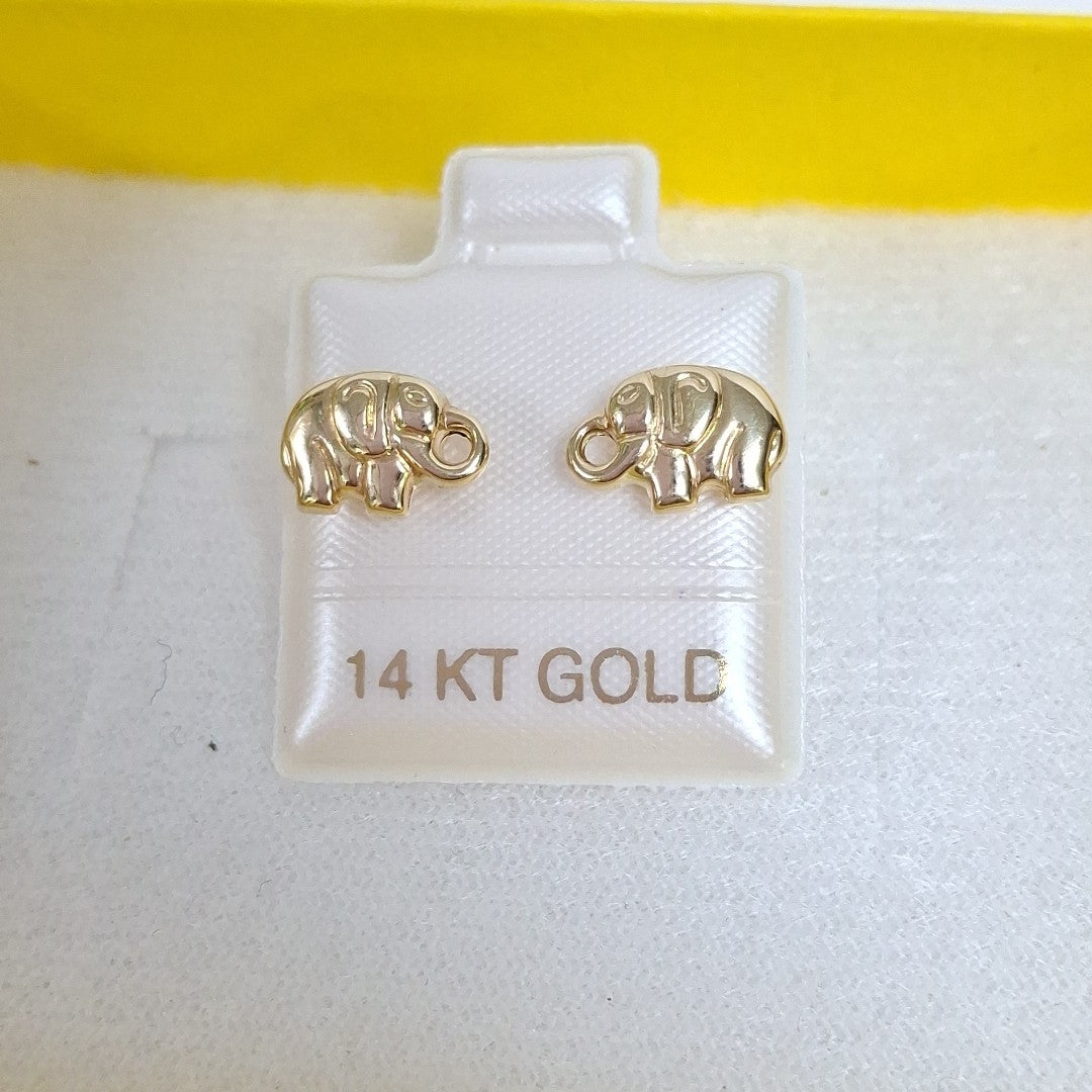 BROQUELES ORO 14K 1.1 (NUEVO)