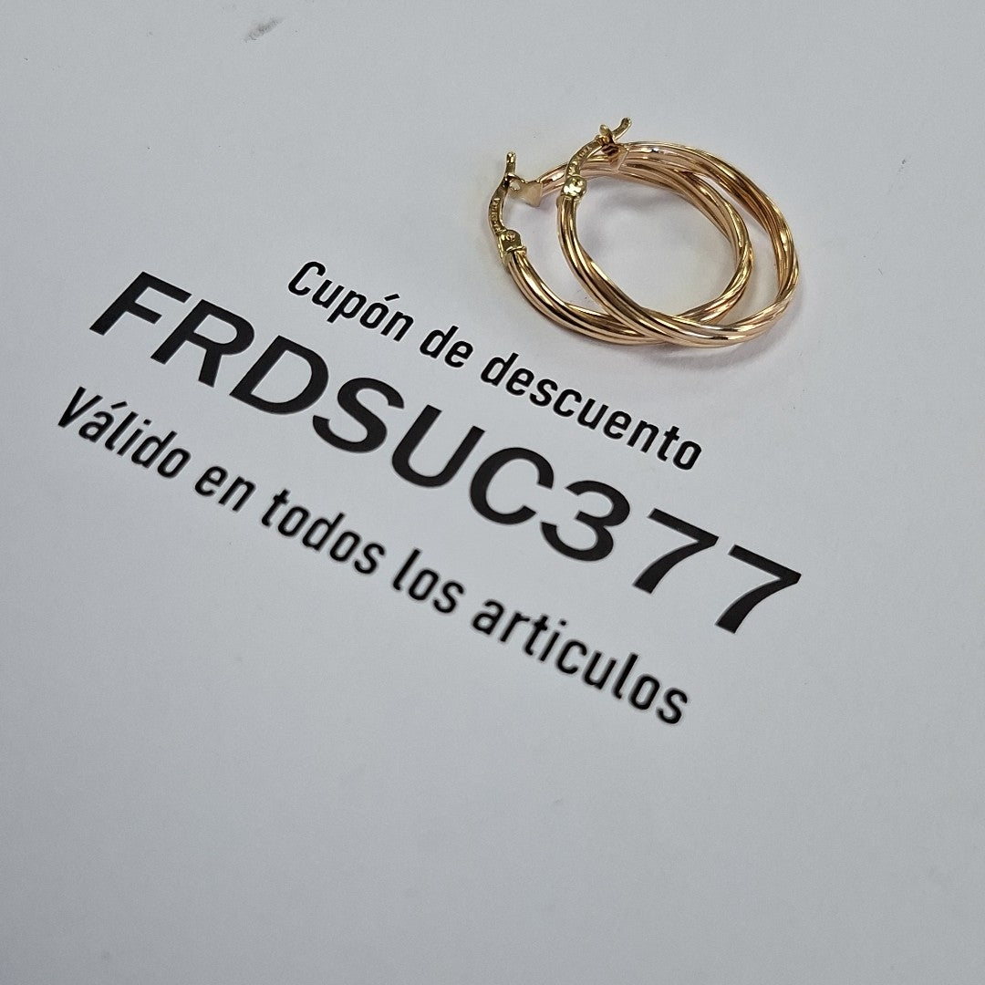 ARRACADAS ORO 14K 2.6 (NUEVO)