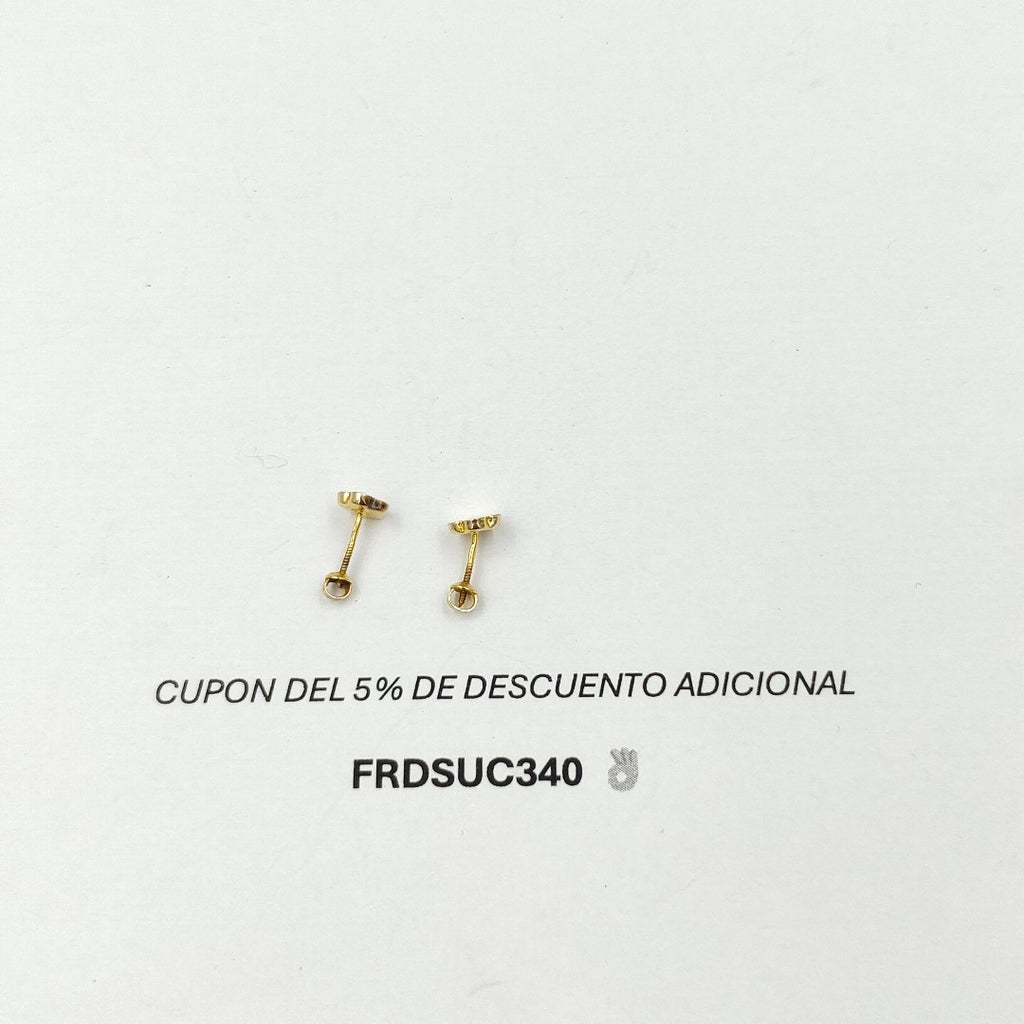 BROQUELES PAR ORO 14 K 0,50 GRMS (SEMINUEVO)