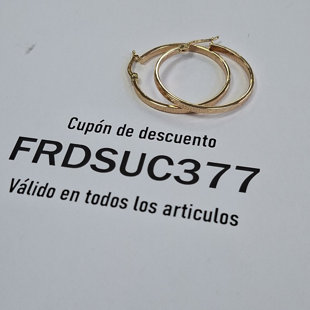 ARRACADAS ORO 14K 1.9 (NUEVO)