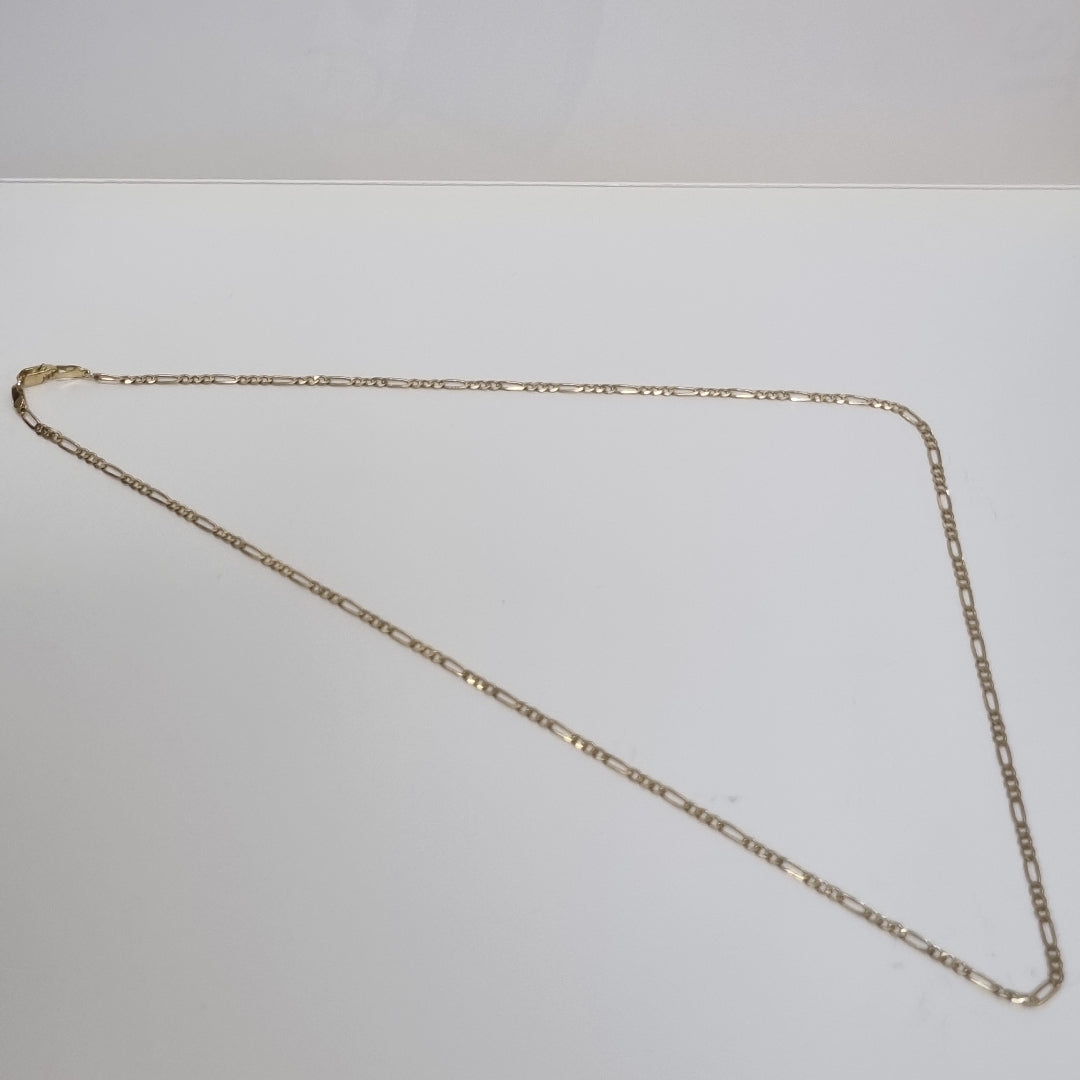CADENA TEJIDO 3X1 14K 55 CM 5.2 GR (NUEVO)