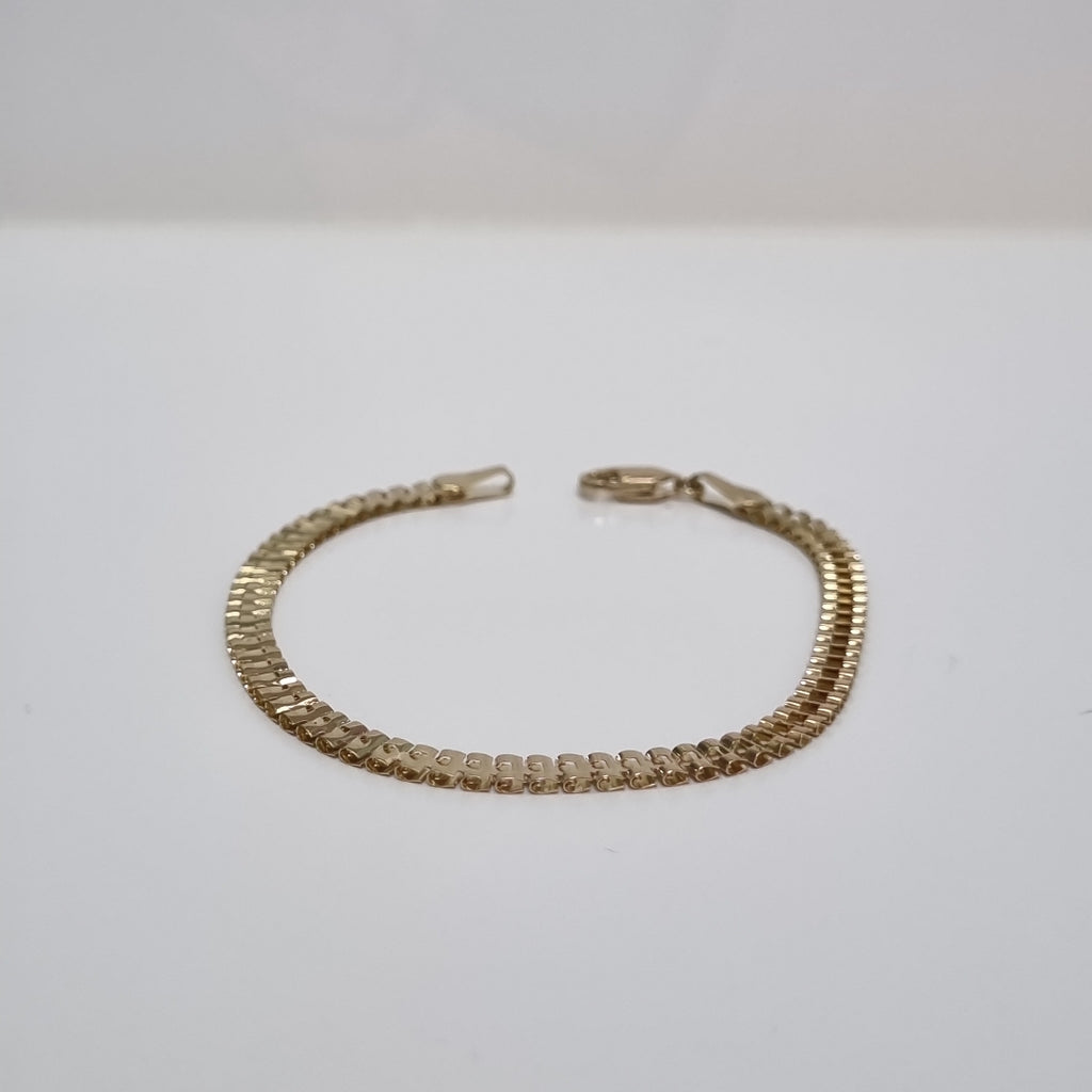 PULSERA ESPECIAL 14K 18 CM 3.9 GR (NUEVO)