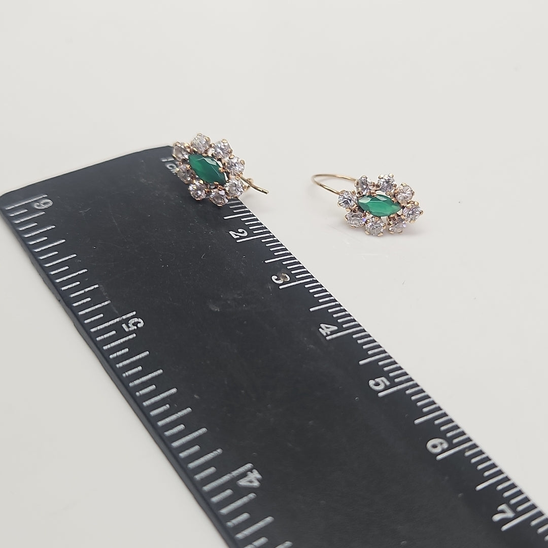 ARETES PAR ORO 14 K 1,20 GRMS (SEMINUEVO)