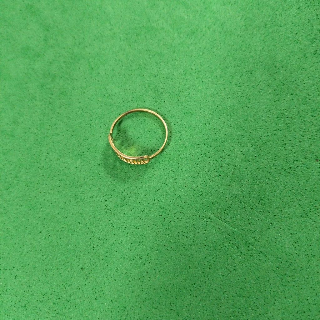 ANILLITO ORO 10 K 0.7 GRMS (SEMINUEVO)