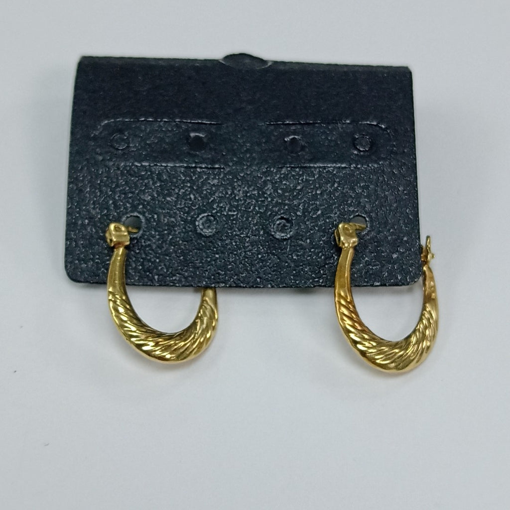 ARRACADAS PAR ORO 14 K 0.9 GRMS (SEMINUEVO)