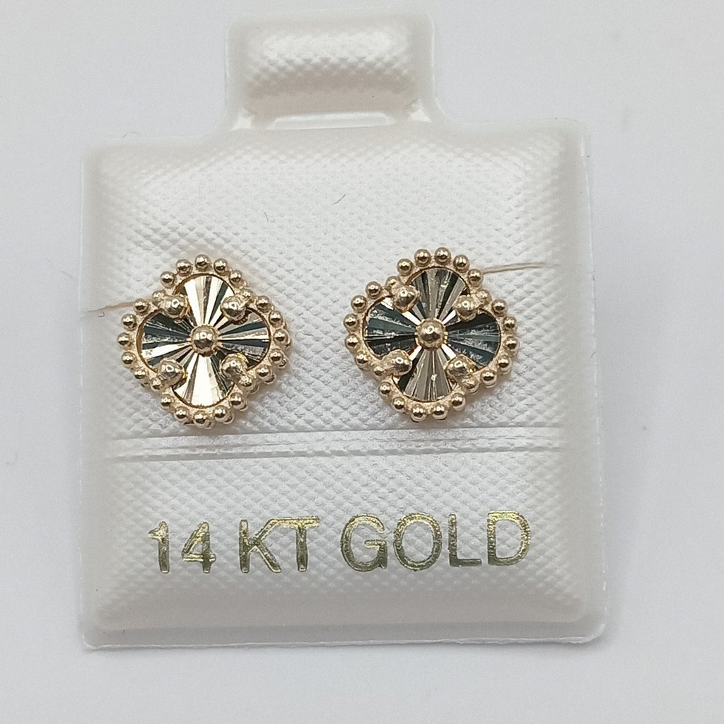 BROQUELES ORO 14K 1.5 (NUEVO)