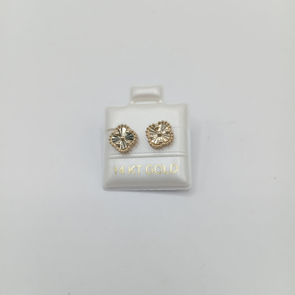 BROQUELES ORO 14K 1.5 (NUEVO)