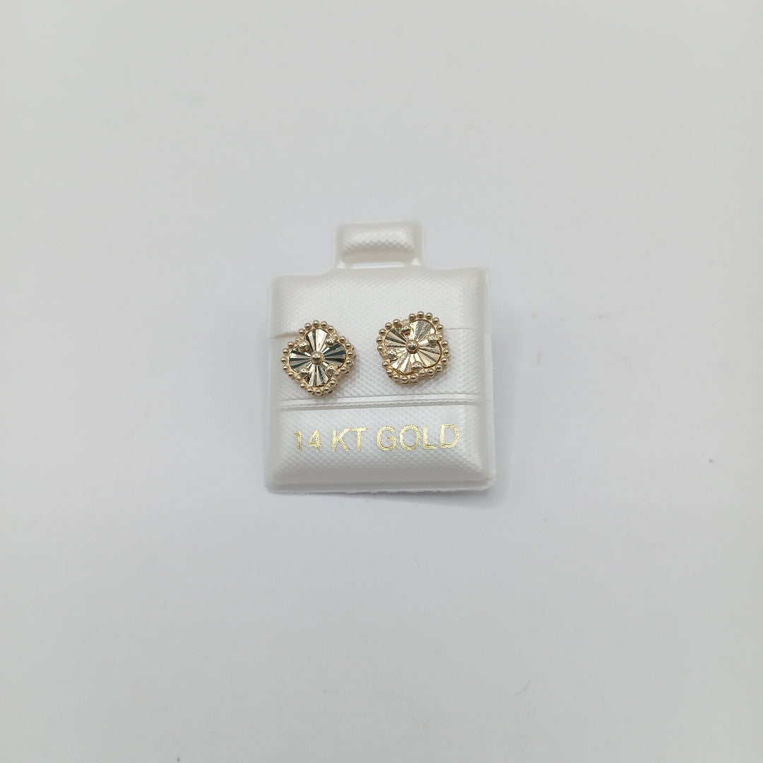 BROQUELES ORO 14K 1.5 (NUEVO)