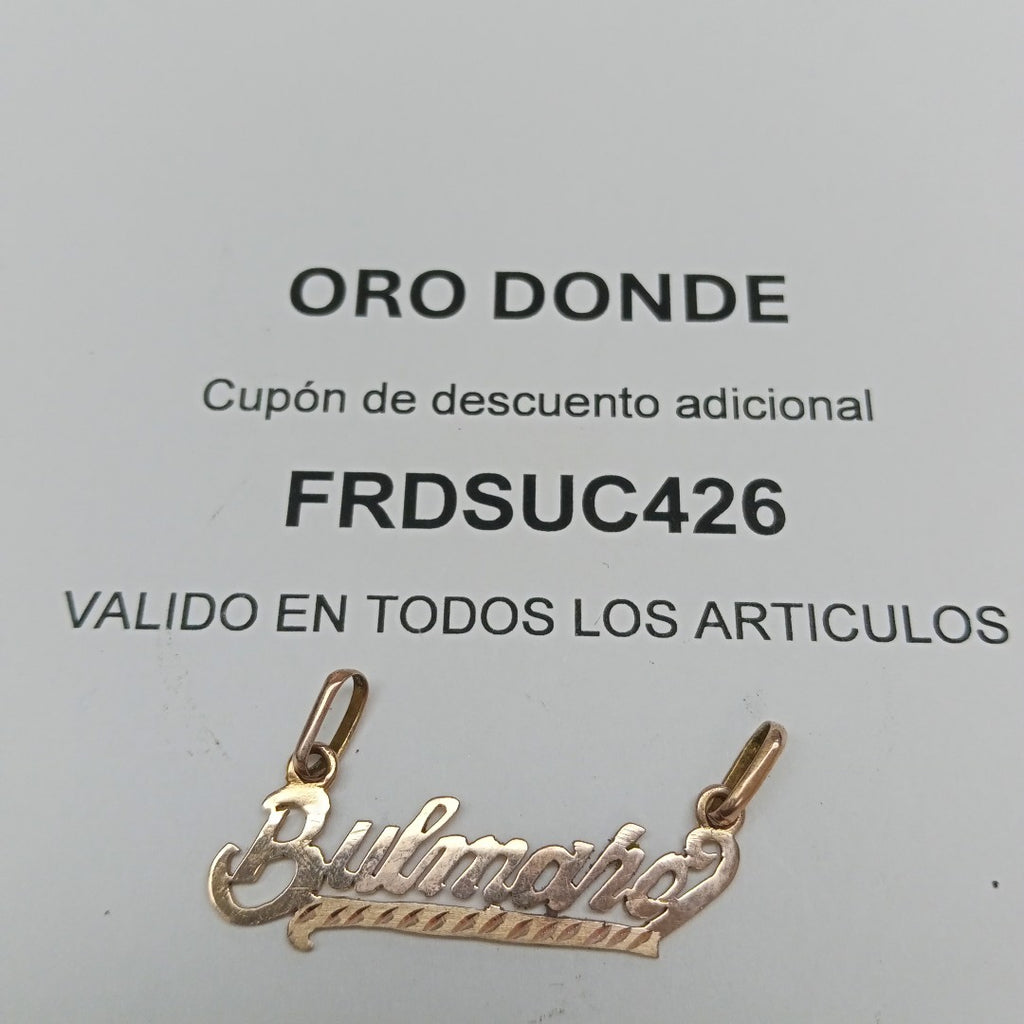 DIJE ORO 8 K 2,00 GRMS (SEMINUEVO)