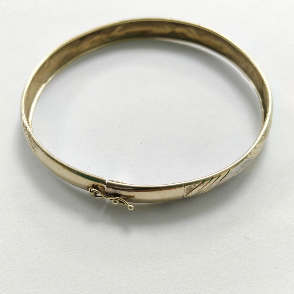 PULSERA RIGIDA ORO 14 K 6.5 GRMS (SEMINUEVO)