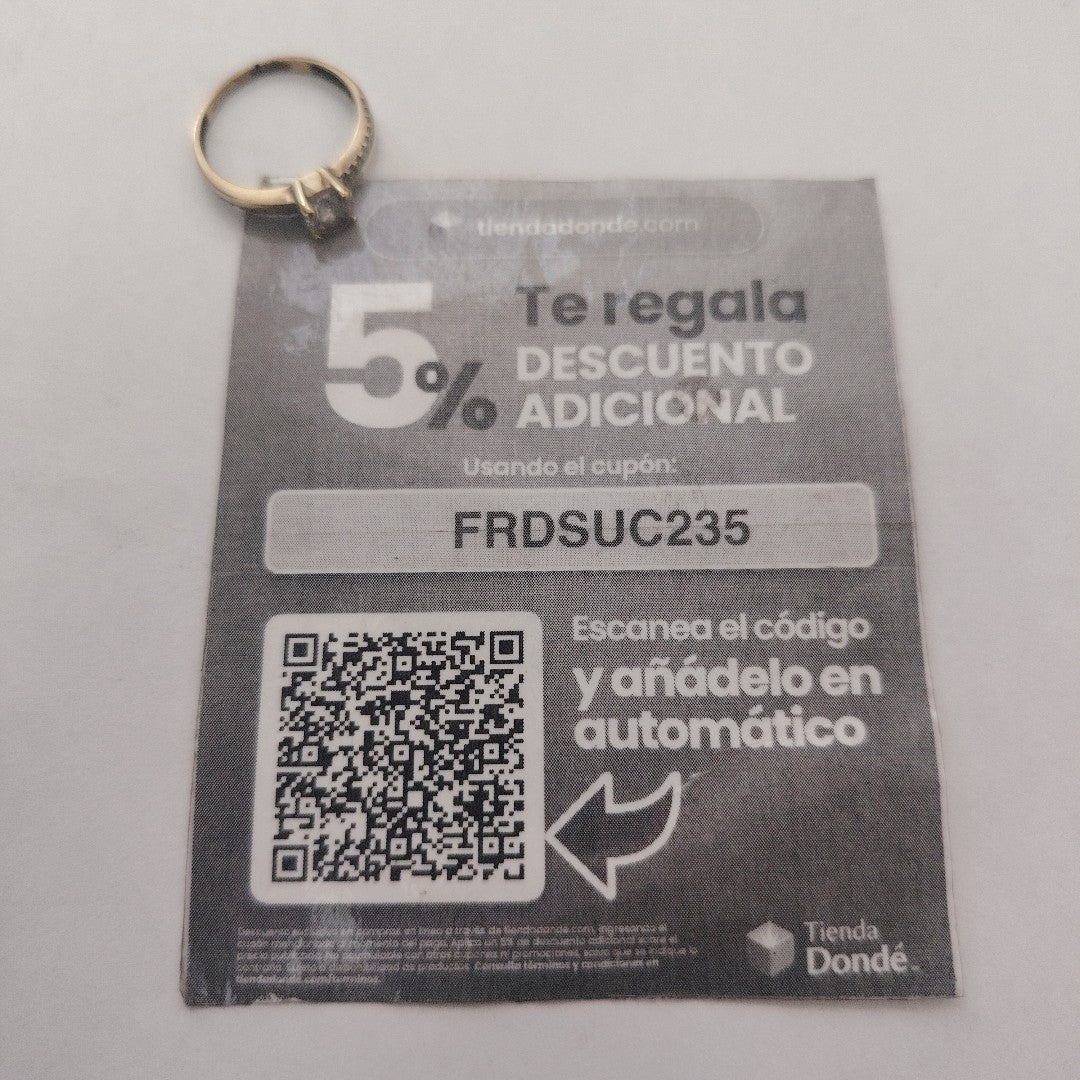ANILLITO ORO 10 K 1.8 GRMS (SEMINUEVO)