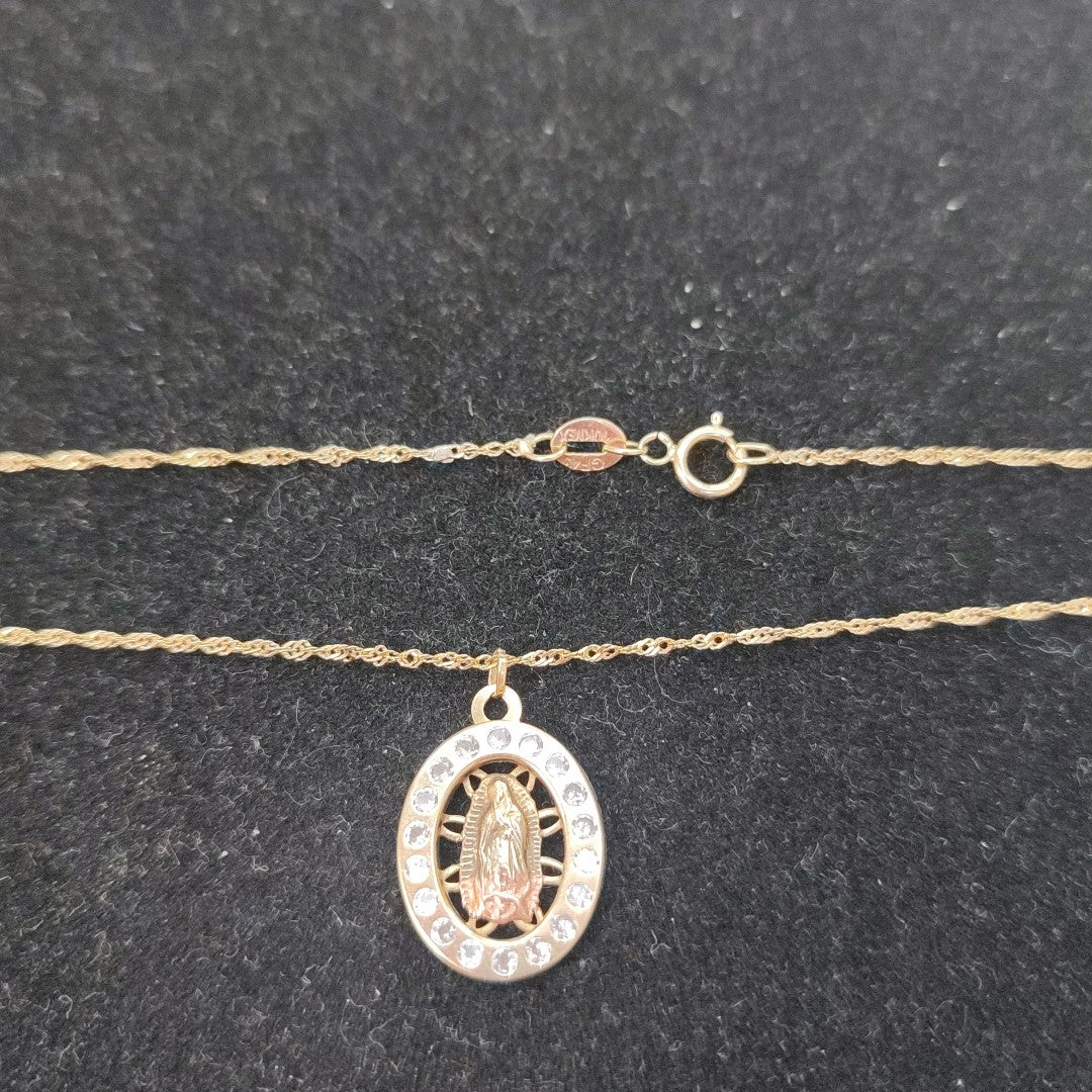 CADENA, DIJE ORO 10 K 2 GRMS (SEMINUEVO)