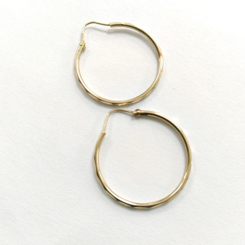 ARRACADAS PAR ORO 14 K 1.5 GRMS (SEMINUEVO)