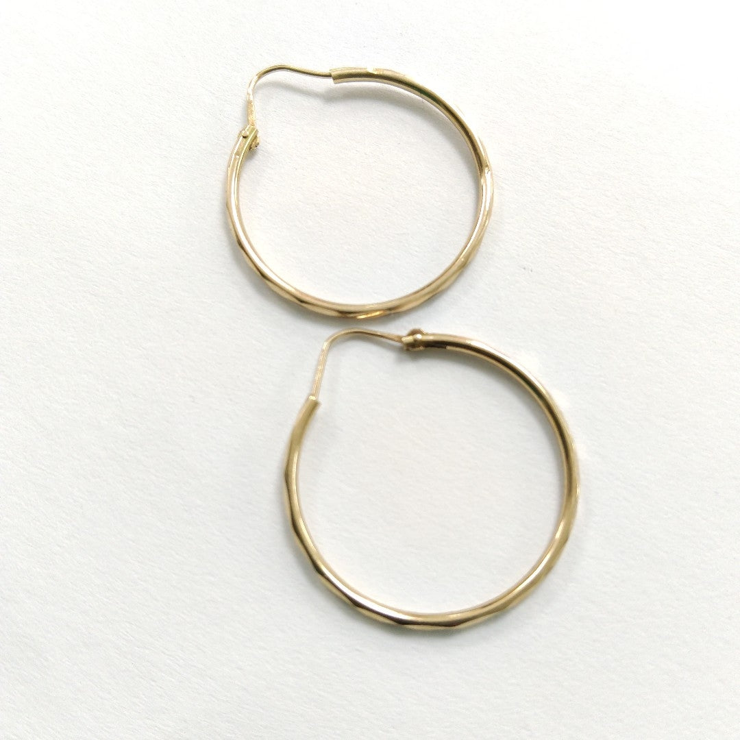 ARRACADAS PAR ORO 14 K 1.5 GRMS (SEMINUEVO)