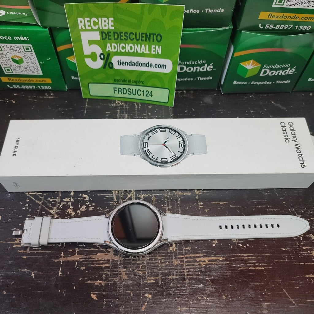 SMARTWATCH SAMSUNG GALAXY WATCH 6 CLASSIC SM-R960 47 MM GPS (SEMINUEVO)
