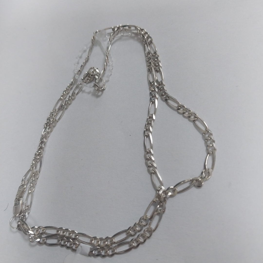 CADENA TEJIDO 3X1 PLATA .925 55 CM 7.5 GR (NUEVO)