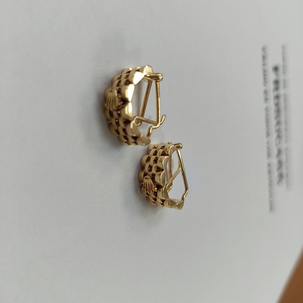 ARETES PAR ORO 18 K 10.1 GRMS (SEMINUEVO)
