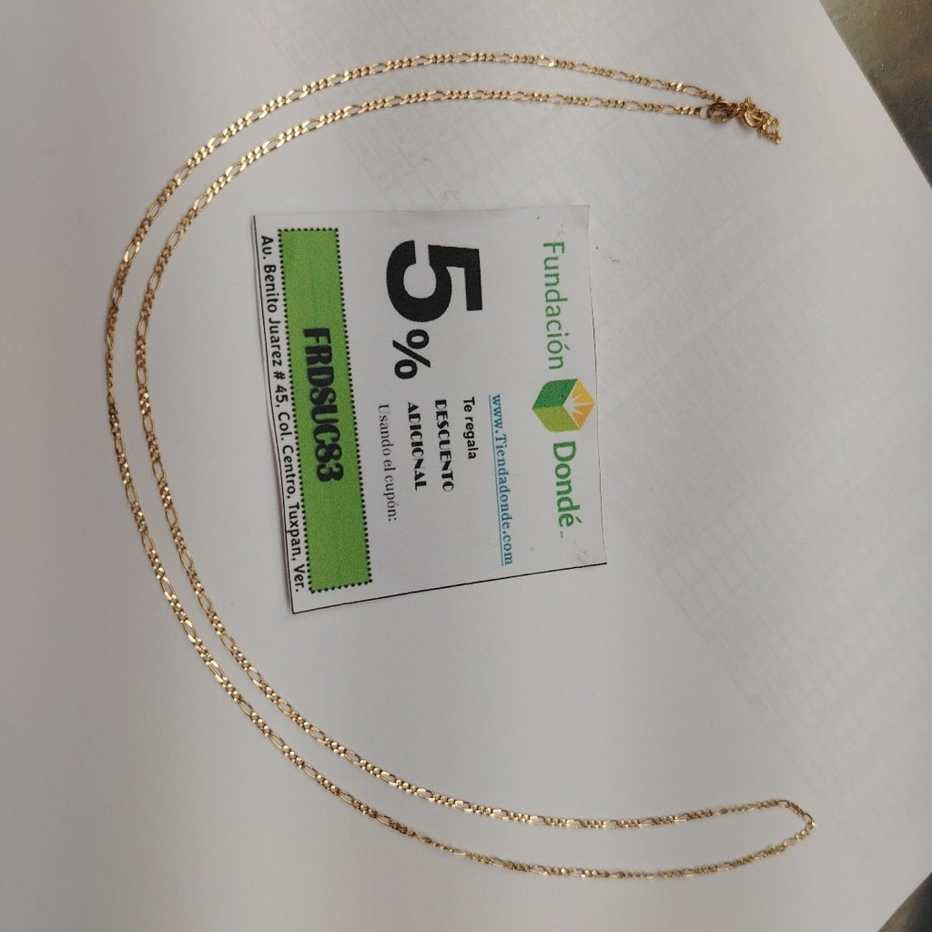 CADENA ORO 14 K 3,20 GRMS (SEMINUEVO)