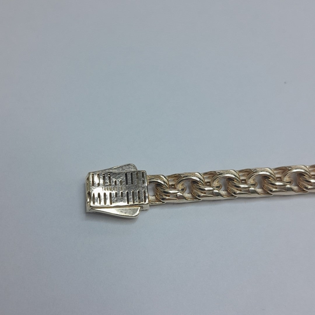 PULSERAS CABALLERO ORO 14K 11 (NUEVO)
