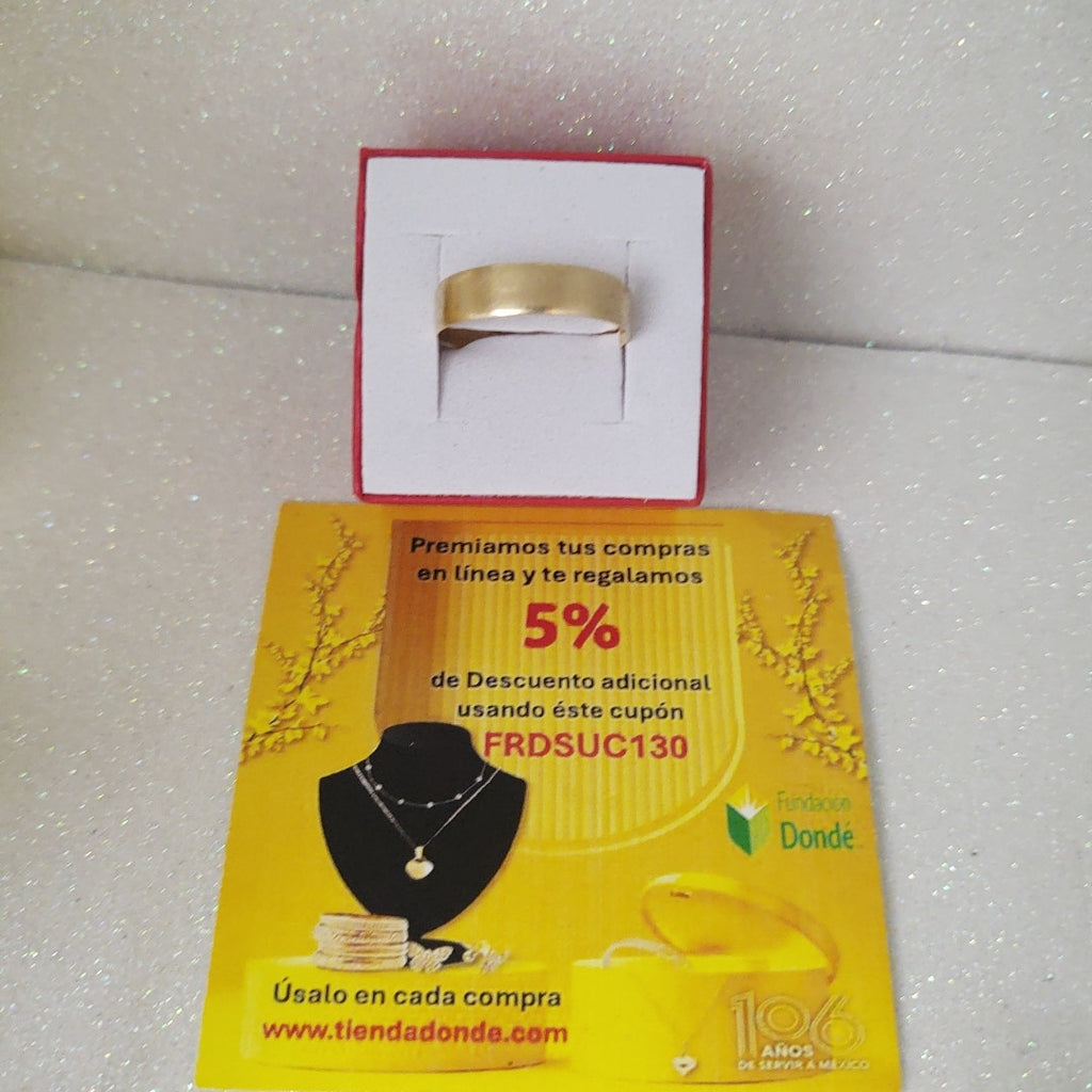 ARGOLLA ORO 10 K 2.1 GRMS (SEMINUEVO)
