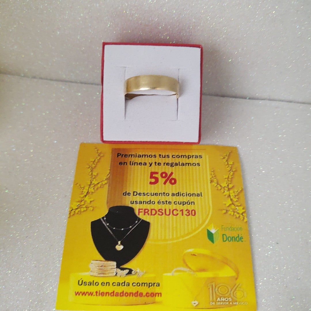 ARGOLLA ORO 10 K 2.1 GRMS (SEMINUEVO)