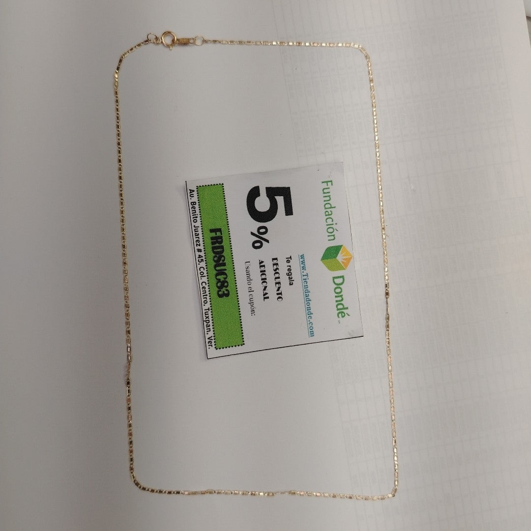 CADENA ORO 8 K 1,30 GRMS (SEMINUEVO)