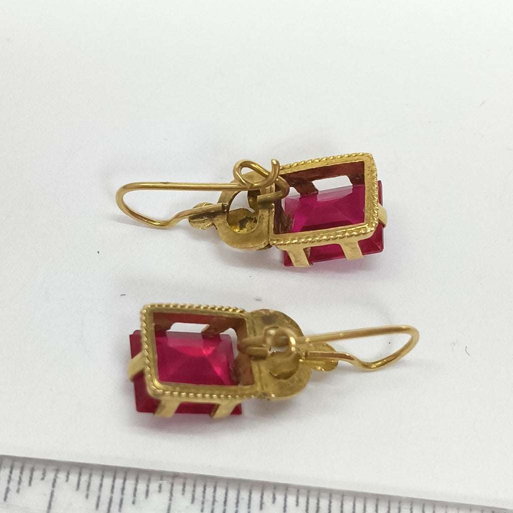 ARETES PAR ORO 18 K 5.2 GRMS (SEMINUEVO)