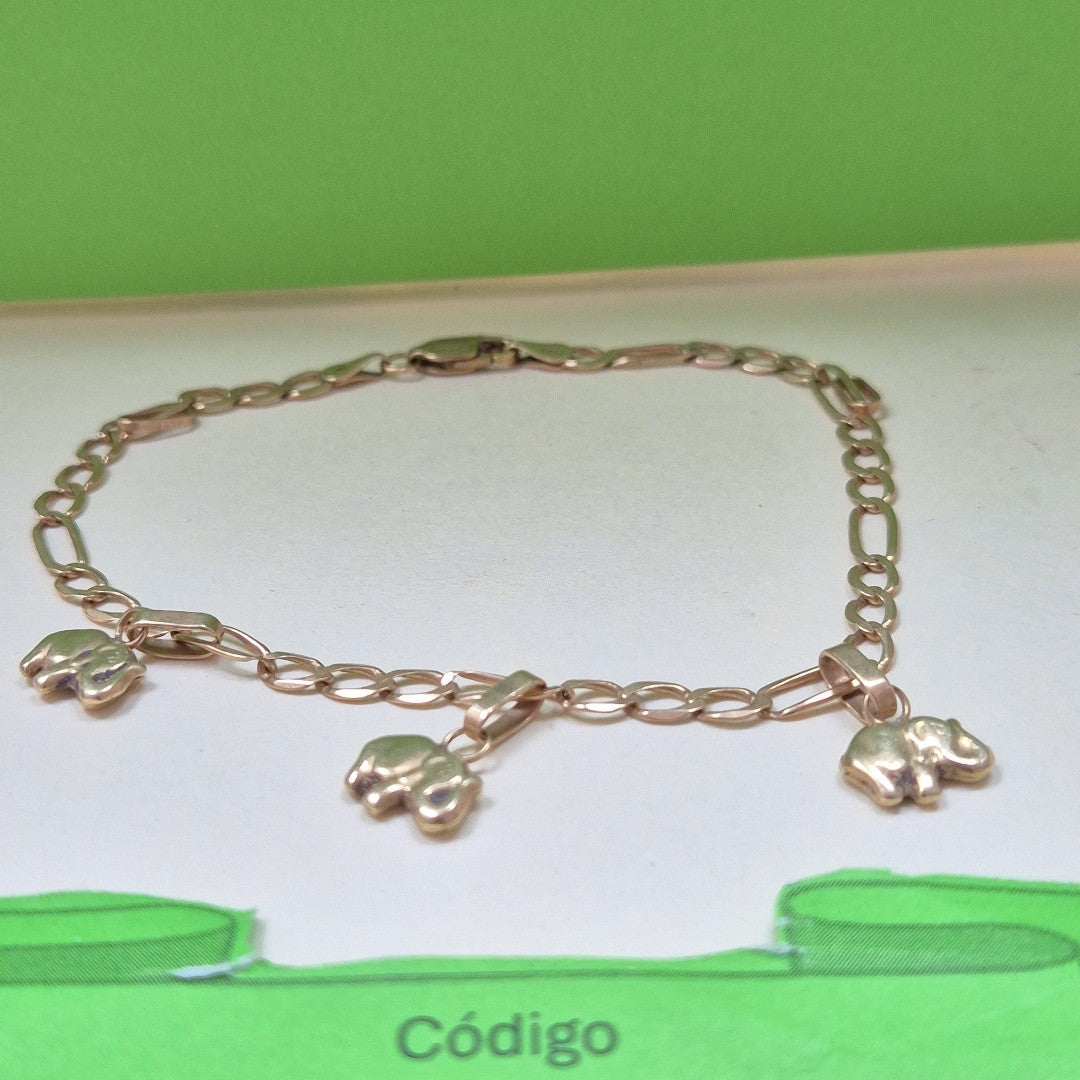 DIJE, PULSERA ORO 10 K 4.5 GRMS (SEMINUEVO)
