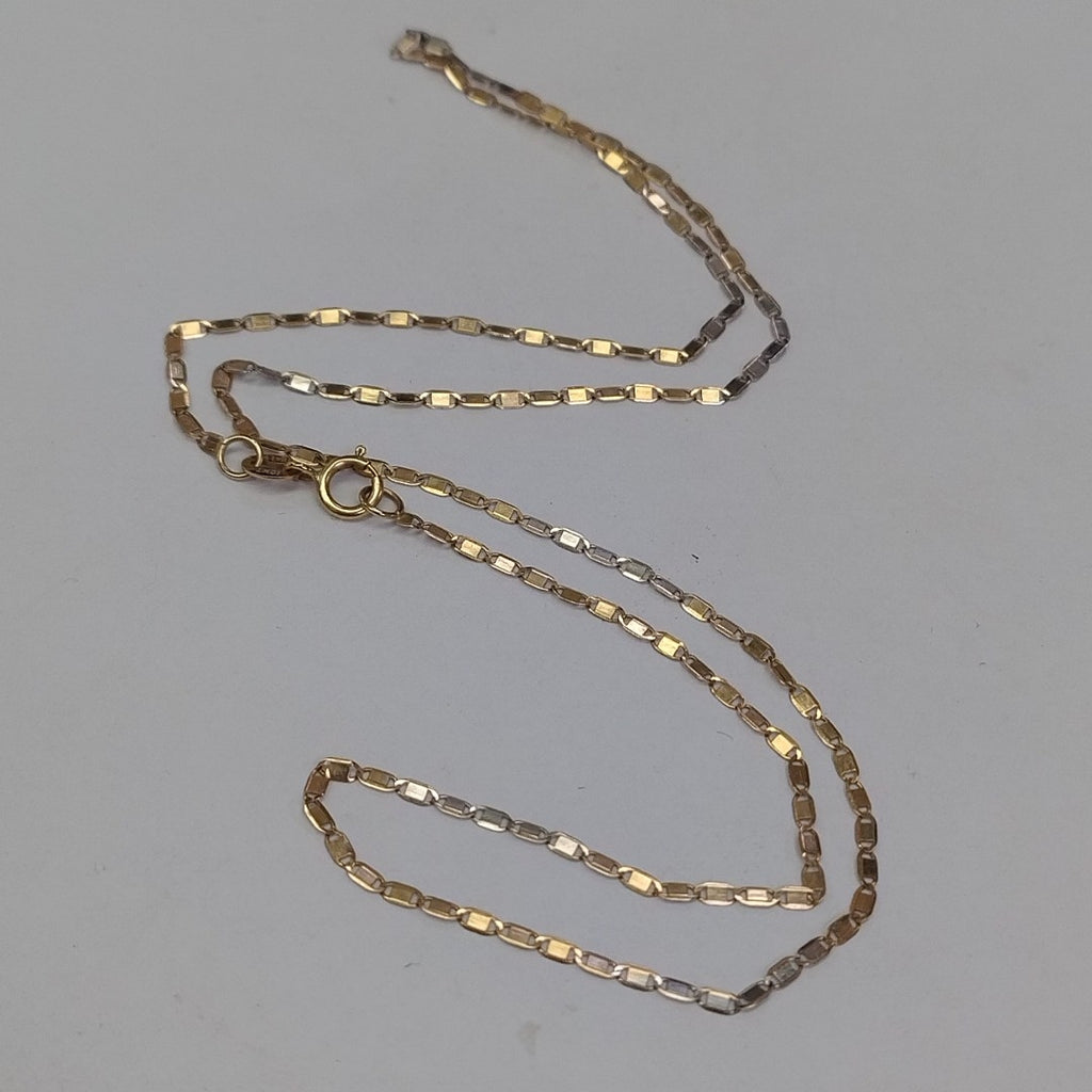 CADENA ORO, ORO COMBINADO 10 K 1.2 GRMS (SEMINUEVO)