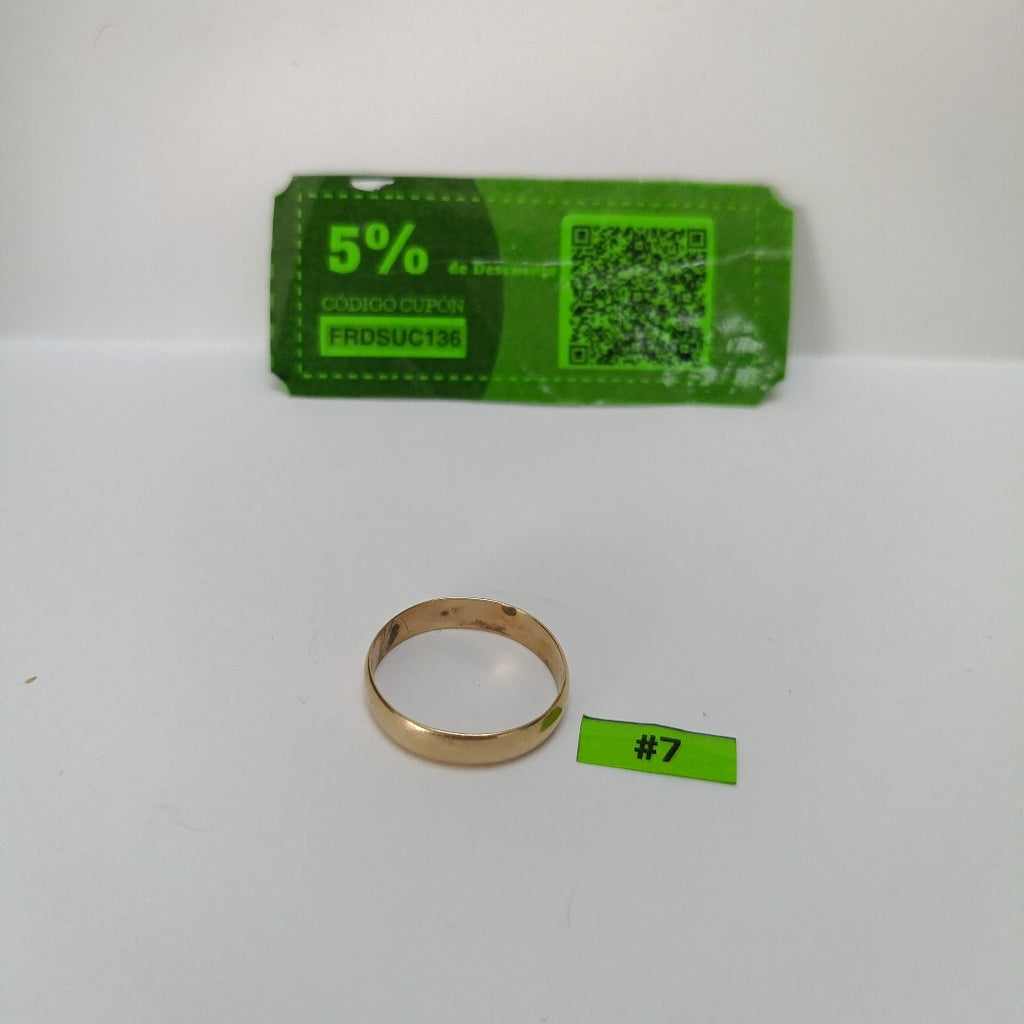 ARGOLLA ORO 14 K 2,30 GRMS (SEMINUEVO)