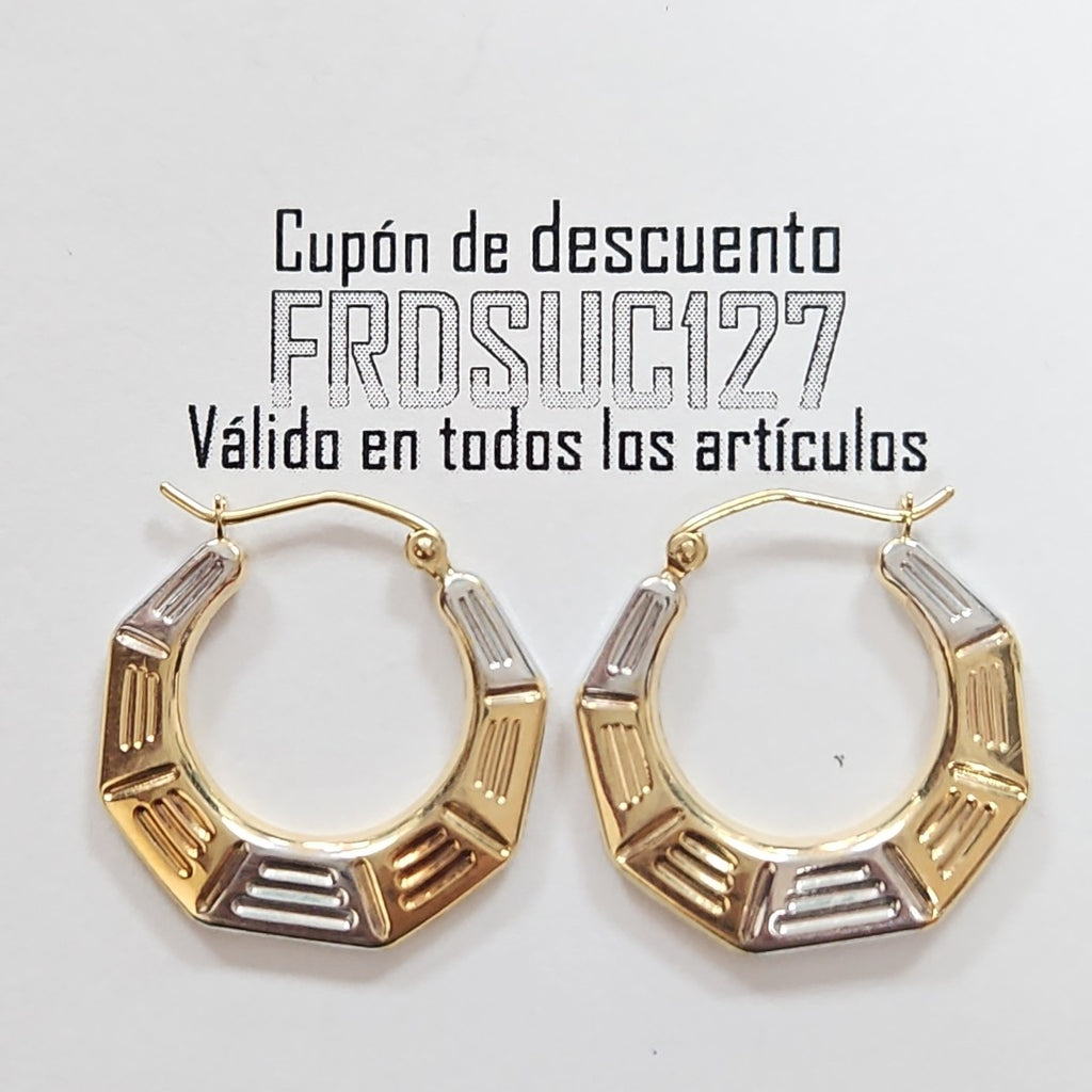 ARRACADAS PAR ORO 10 K 1,20 GRMS (SEMINUEVO)