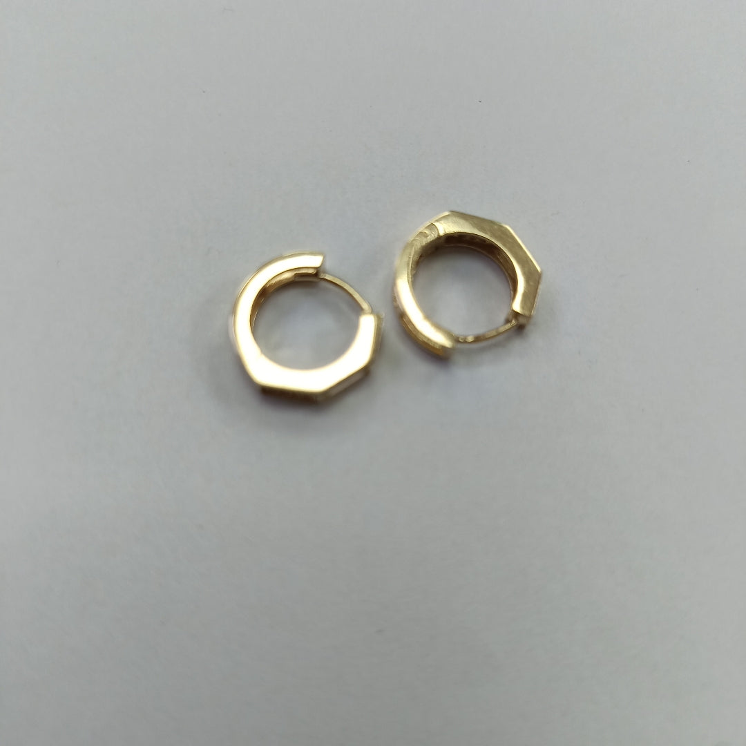 ARRACADAS PAR ORO 14 K 2.7 GRMS (SEMINUEVO)
