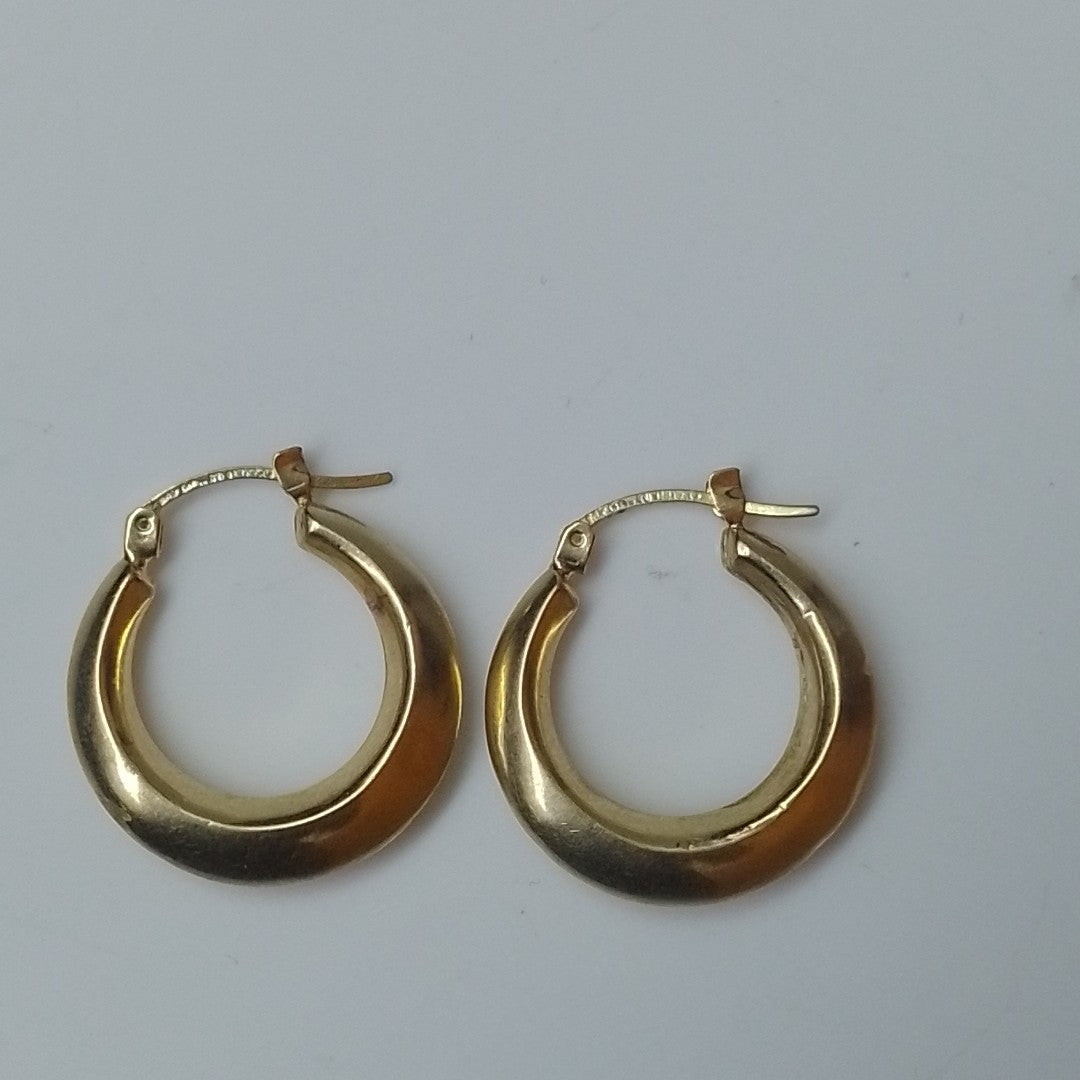 ARRACADAS PAR ORO 14 K 2.7 GRMS (SEMINUEVO)