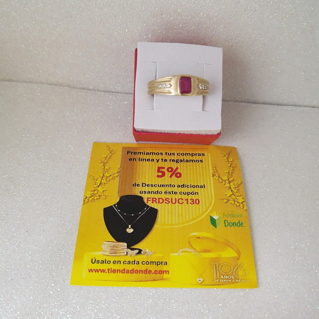 ANILLO ORO 14 K 6.8 GRMS (SEMINUEVO)