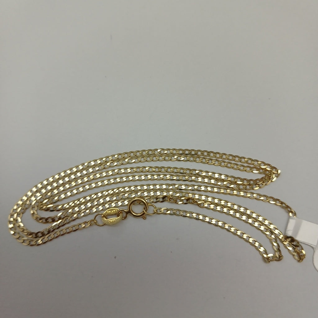 CADENAS BARBADA AMARILLA ORO 14K 2 (NUEVO)