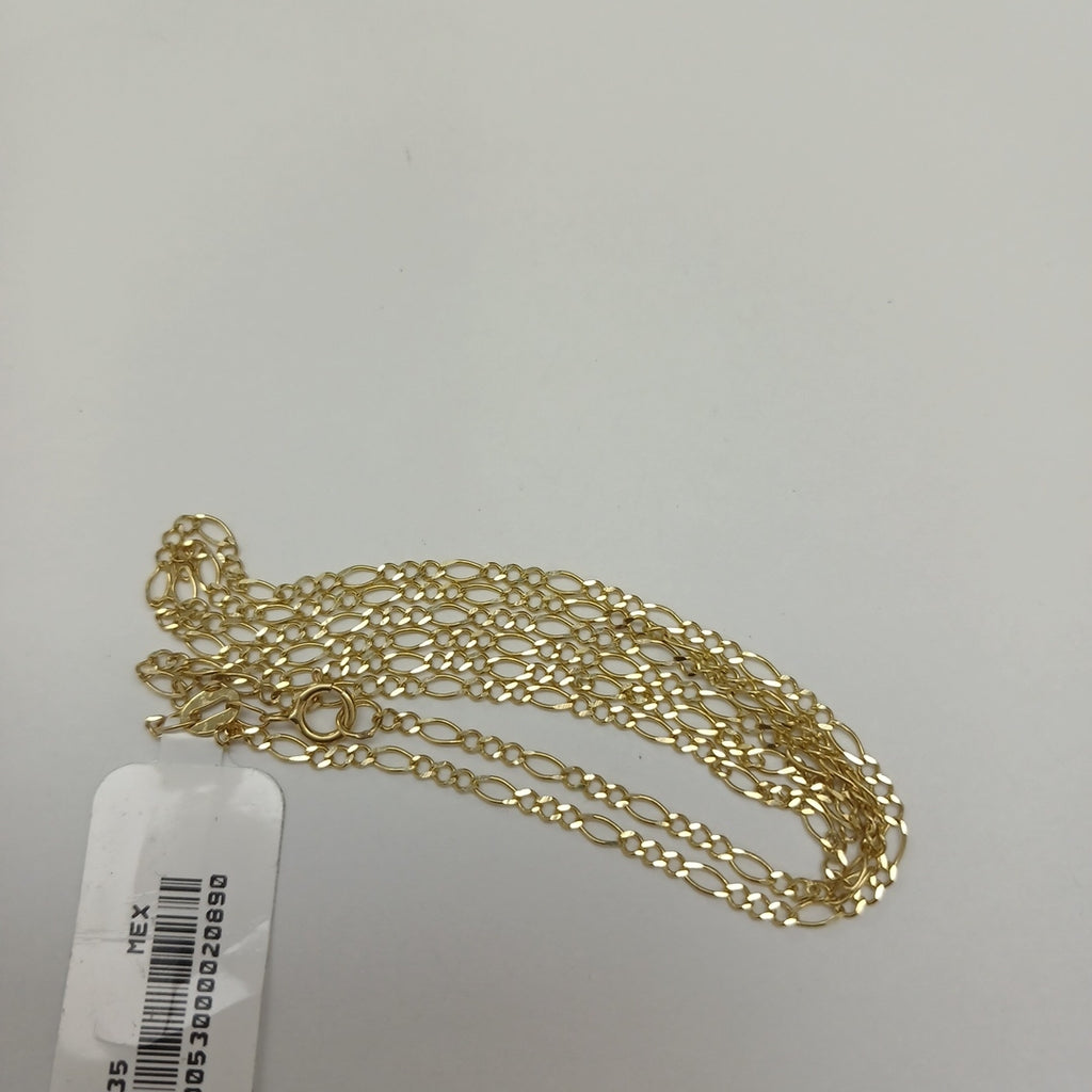 CADENA TEJIDO 3X1 14K 55 CM 2.3 GR (NUEVO)
