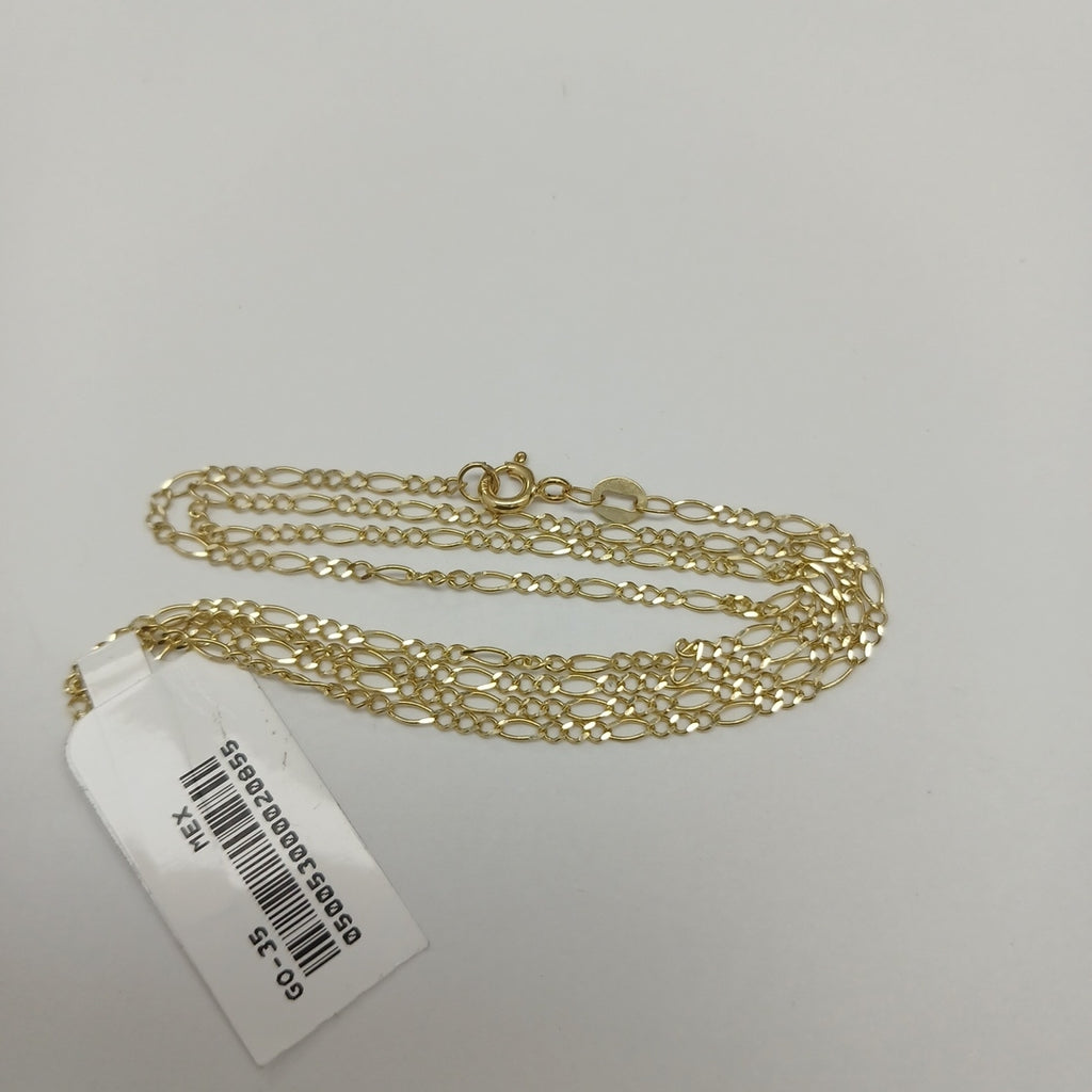 CADENA TEJIDO 3X1 14K 55 CM 2.3 GR (NUEVO)