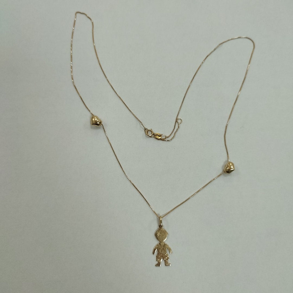 GARGANTILLA ORO 14 K 2.2 GRMS (SEMINUEVO)