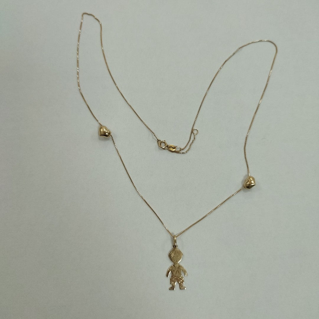 GARGANTILLA ORO 14 K 2.2 GRMS (SEMINUEVO)
