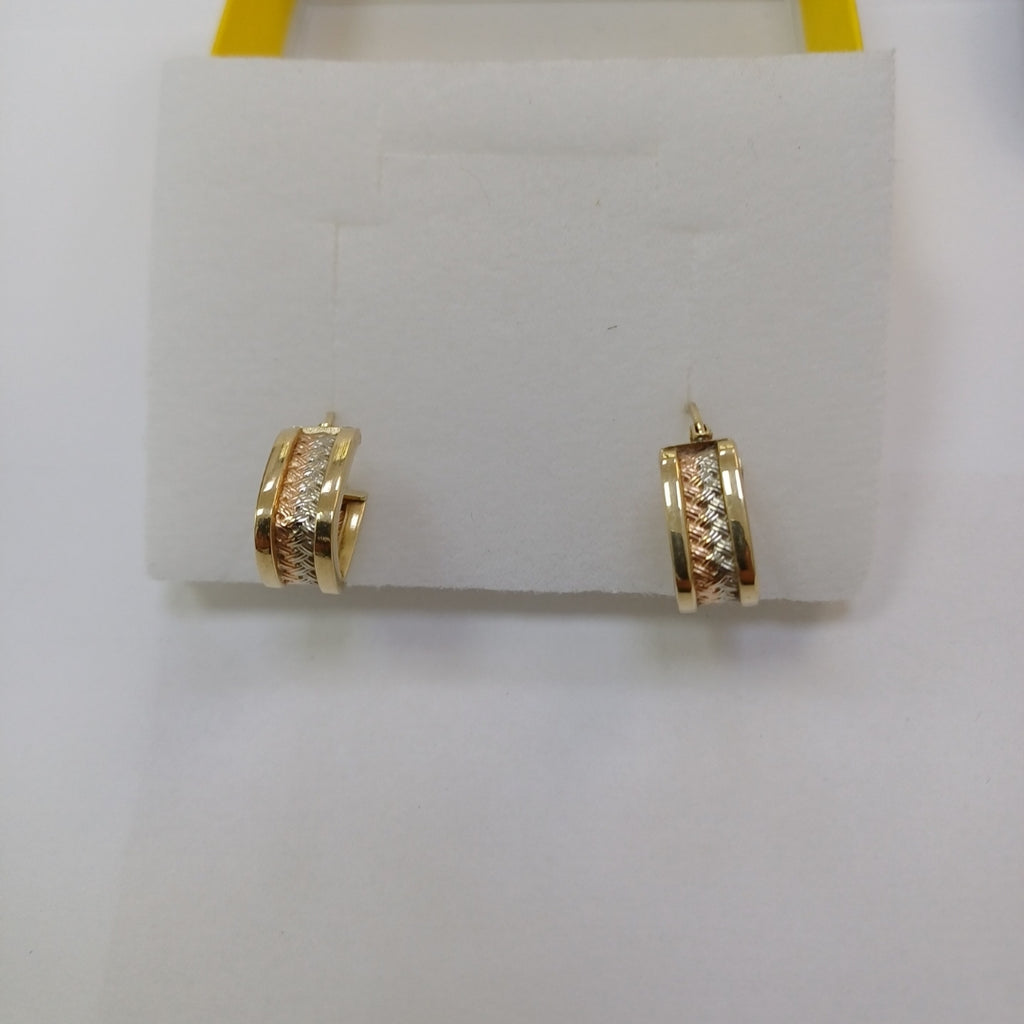 ARRACADAS PAR ORO 14 K 3,30 GRMS (SEMINUEVO)