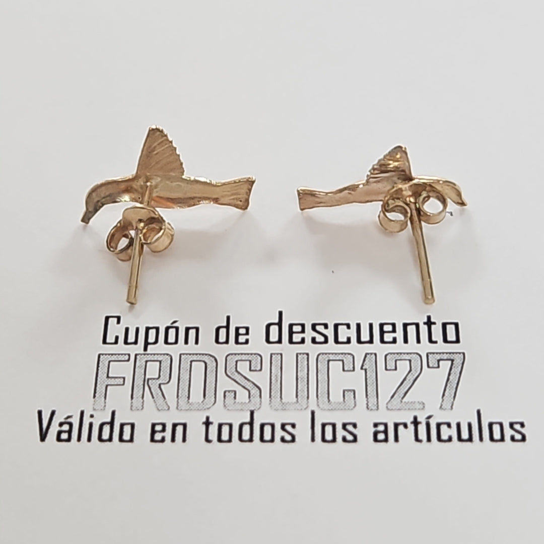 BROQUELES PAR ORO 8 K 0.8 GRMS (SEMINUEVO)