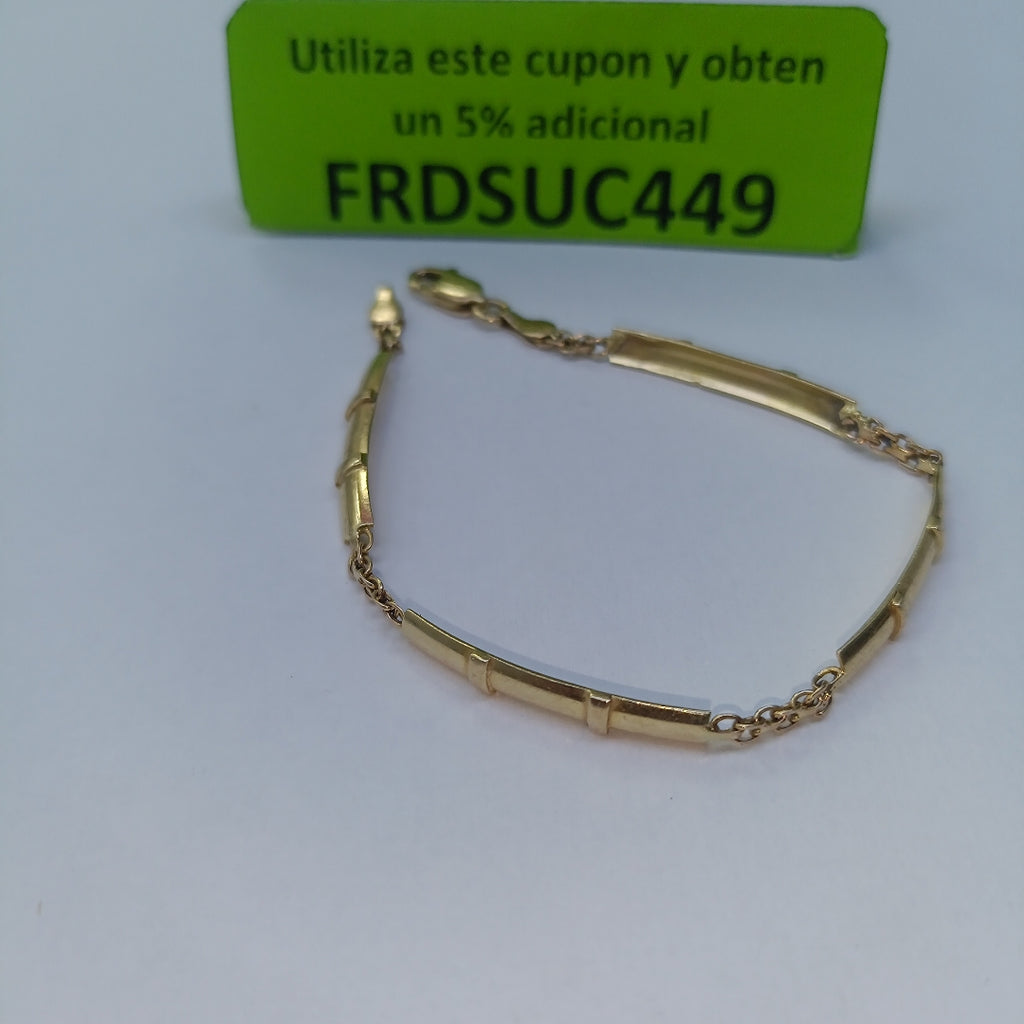 PULSERA ORO 14 K 5.4 GRMS (SEMINUEVO)