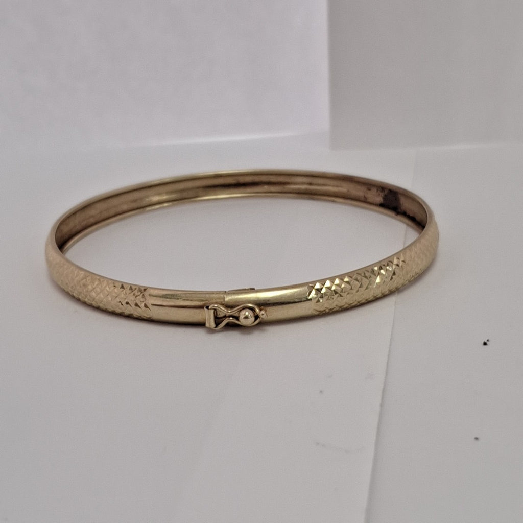 PULSERA RIGIDA ORO 8 K 4.8 GRMS (SEMINUEVO)
