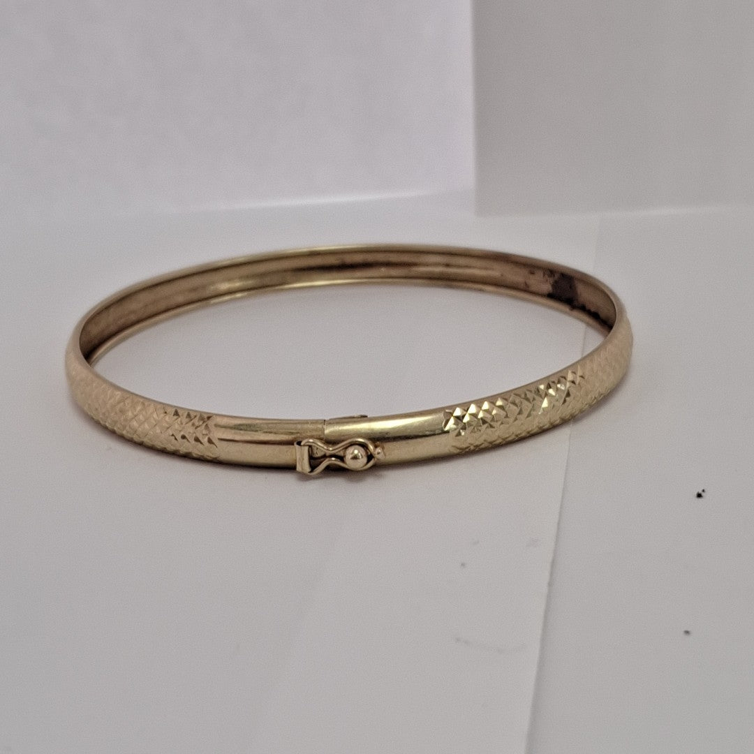 PULSERA RIGIDA ORO 8 K 4.8 GRMS (SEMINUEVO)