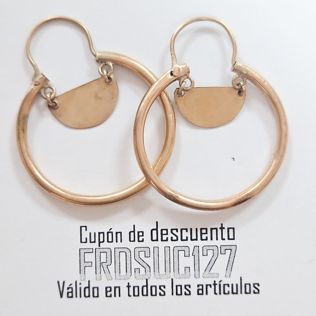 ARRACADAS PAR ORO 10 K 2,30 GRMS (SEMINUEVO)
