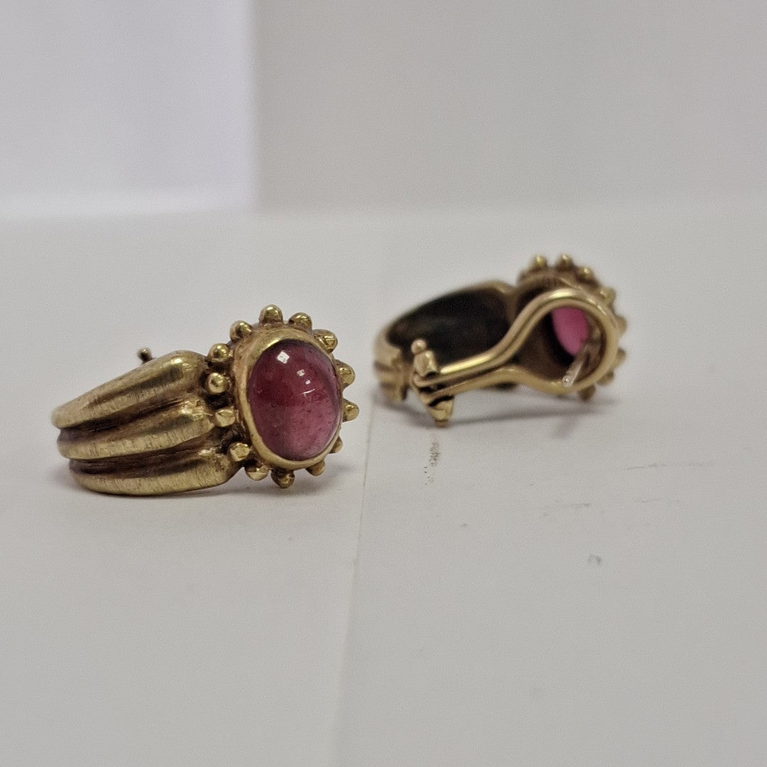 ARETES PAR ORO 14 K 7,60 GRMS (SEMINUEVO)