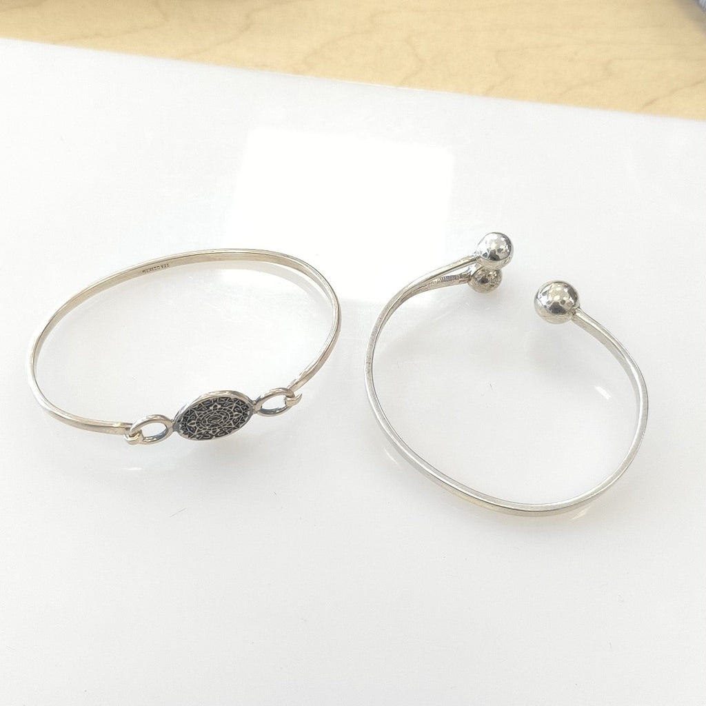BRAZALETE,PULSERA RIGIDA PLATA 26,00 GRMS (SEMINUEVO)