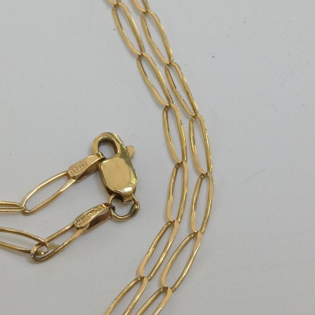 CADENA ORO 14 K 4.3 GRMS (SEMINUEVO)