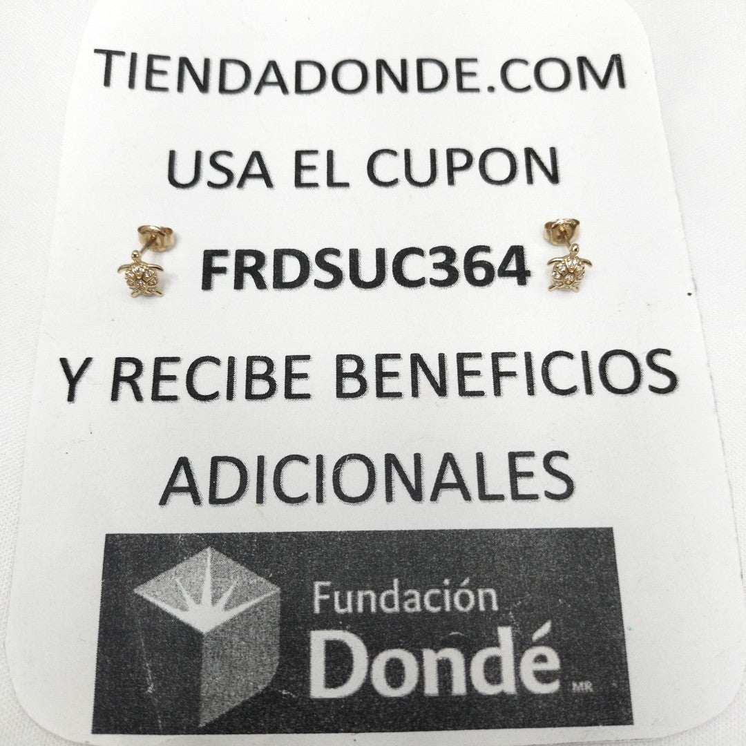 BROQUELES ORO 14K 1.2 (NUEVO)